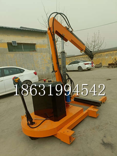 平凉市自卸车厢随车吊 自制轮式四不像起重机 四驱平板吊 5吨 贵盛